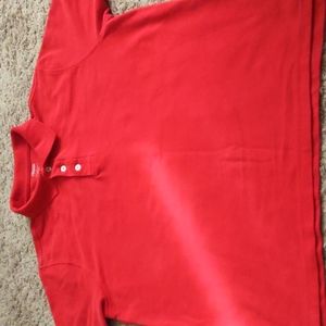 Polo shirt red